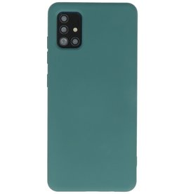 Fashion Color TPU Case Samsung Galaxy A71 Dark Green