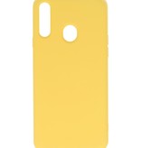 Carcasa Fashion Color TPU Samsung Galaxy A20s Amarillo