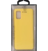 Fashion Color TPU Case Samsung Galaxy A20s Yellow