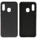 Estuche de TPU en color de moda Samsung Galaxy A20e Negro