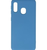 Carcasa de TPU en color de moda Samsung Galaxy A20e Azul marino