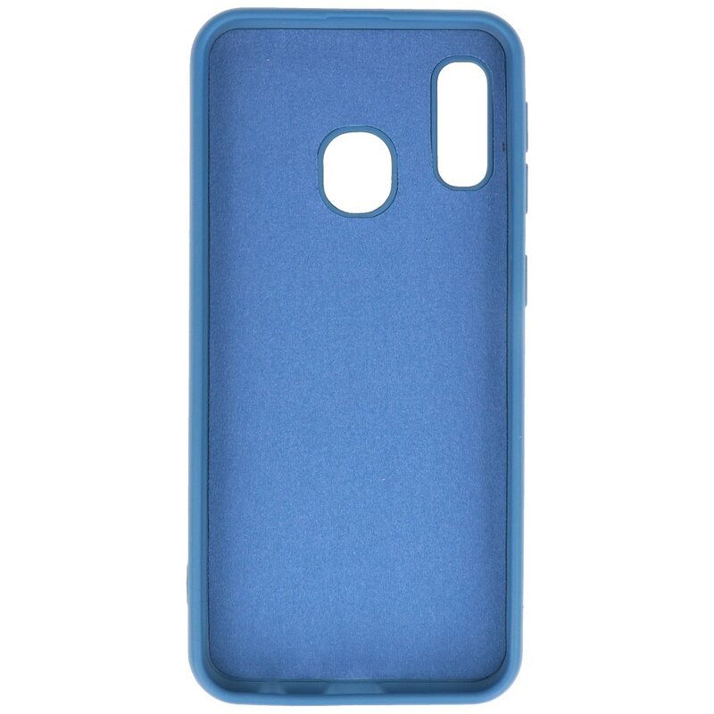 Carcasa de TPU en color de moda Samsung Galaxy A20e Azul marino