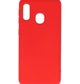 Fashion Color TPU Hoesje Samsung Galaxy A20e Rood