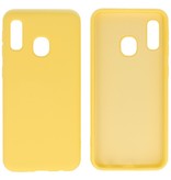 Carcasa Fashion Color TPU Samsung Galaxy A20e Amarillo