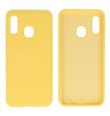 Coque en TPU Fashion Color Samsung Galaxy A20e Jaune