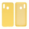 2.0mm Dikke Fashion Color TPU Hoesje Samsung Galaxy A20e Geel