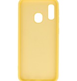 Custodia in TPU colore moda per Samsung Galaxy A20e gialla