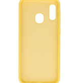 Fashion Color TPU Case Samsung Galaxy A20e Yellow