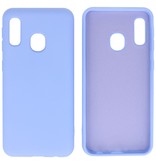 2.0mm Dikke Fashion Color TPU Hoesje Samsung Galaxy A20e Paars