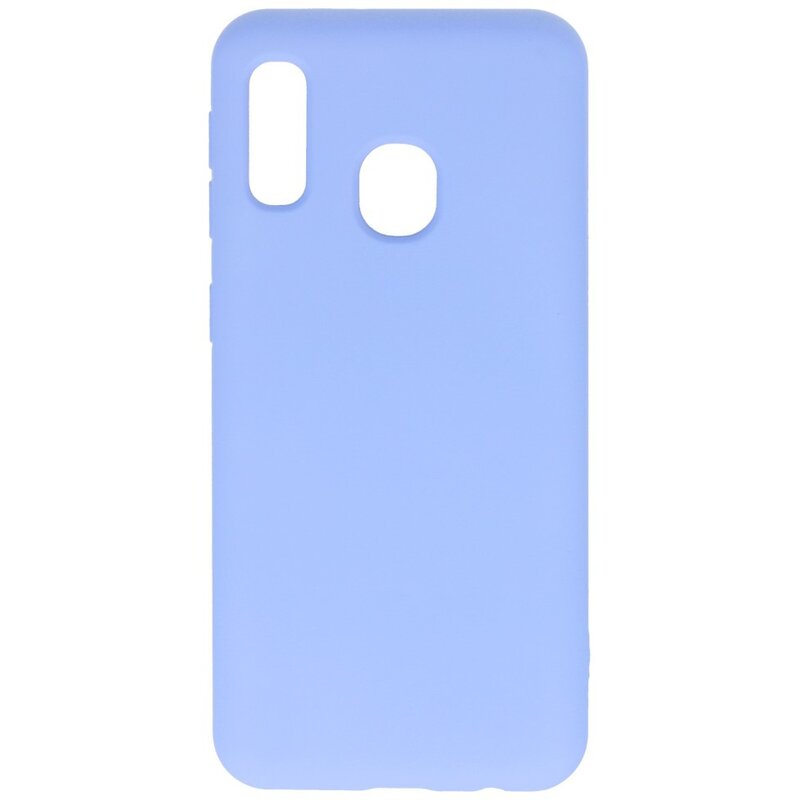 Mode Farbe TPU Fall Samsung Galaxy A20e Lila