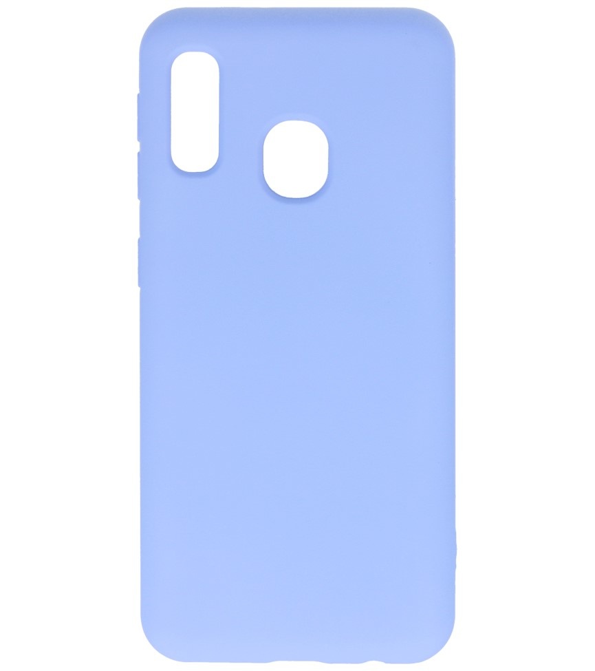Mode Farbe TPU Fall Samsung Galaxy A20e Lila
