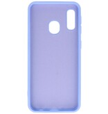 Coque en TPU Fashion Color Samsung Galaxy A20e Violet