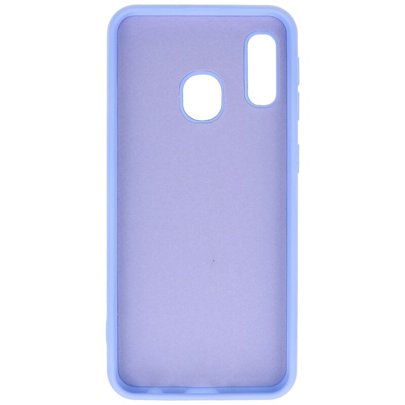 Custodia in TPU colore moda per Samsung Galaxy A20e viola