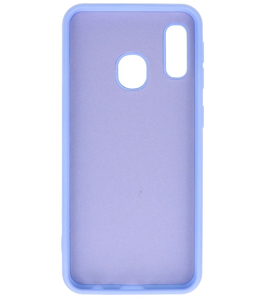 Custodia in TPU colore moda per Samsung Galaxy A20e viola