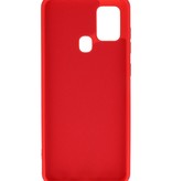 Fashion Color TPU Case Samsung Galaxy A21s Red