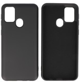 2.0mm Dikke Fashion Color TPU Hoesje Samsung Galaxy M31 Zwart