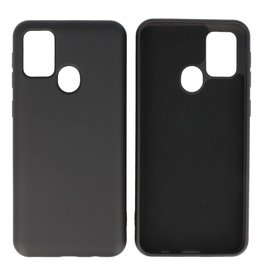 2.0mm Dikke Fashion Color TPU Hoesje Samsung Galaxy M31 Zwart