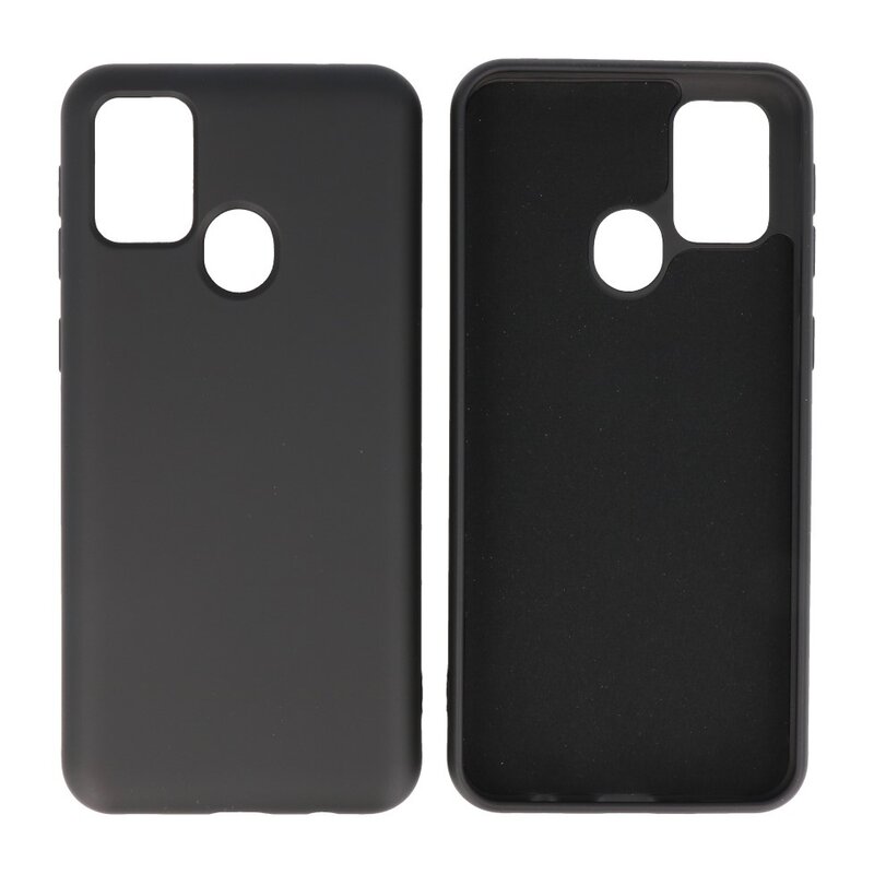 Custodia in TPU color moda per Samsung Galaxy M31 nera