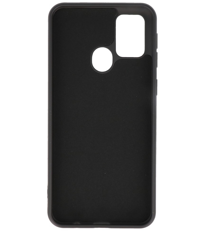 Estuche de TPU en color de moda Samsung Galaxy M31 Negro