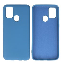 Carcasa de TPU en color de moda Samsung Galaxy M31 Azul marino