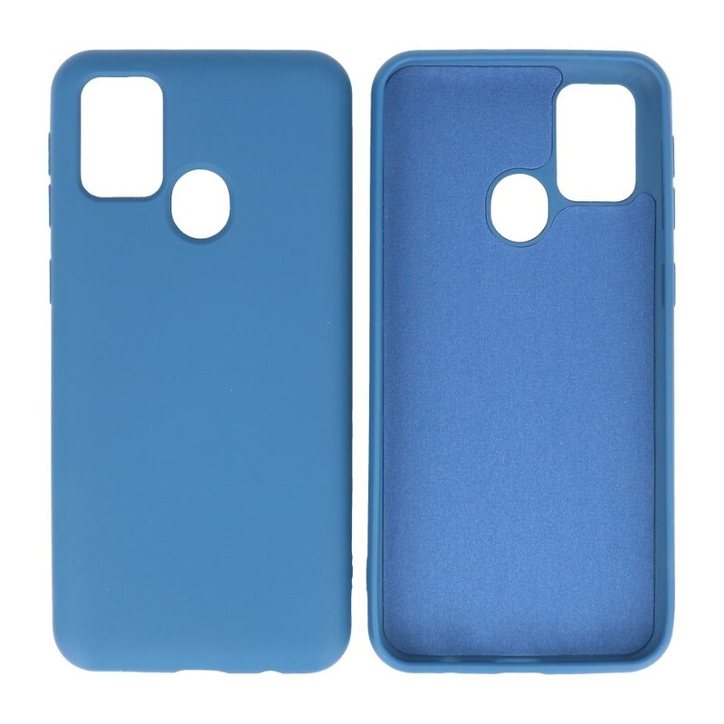Custodia in TPU color fashion per Samsung Galaxy M31 Navy