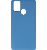 2.0mm Dikke Fashion Color TPU Hoesje Samsung Galaxy M31 Navy