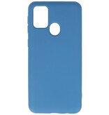 Coque en TPU Fashion Color Samsung Galaxy M31 Navy