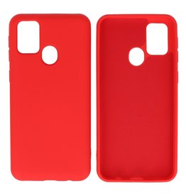 2.0mm Dikke Fashion Color TPU Hoesje Samsung Galaxy M31 Rood