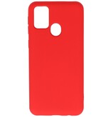 Custodia in TPU colore moda Samsung Galaxy M31 rossa