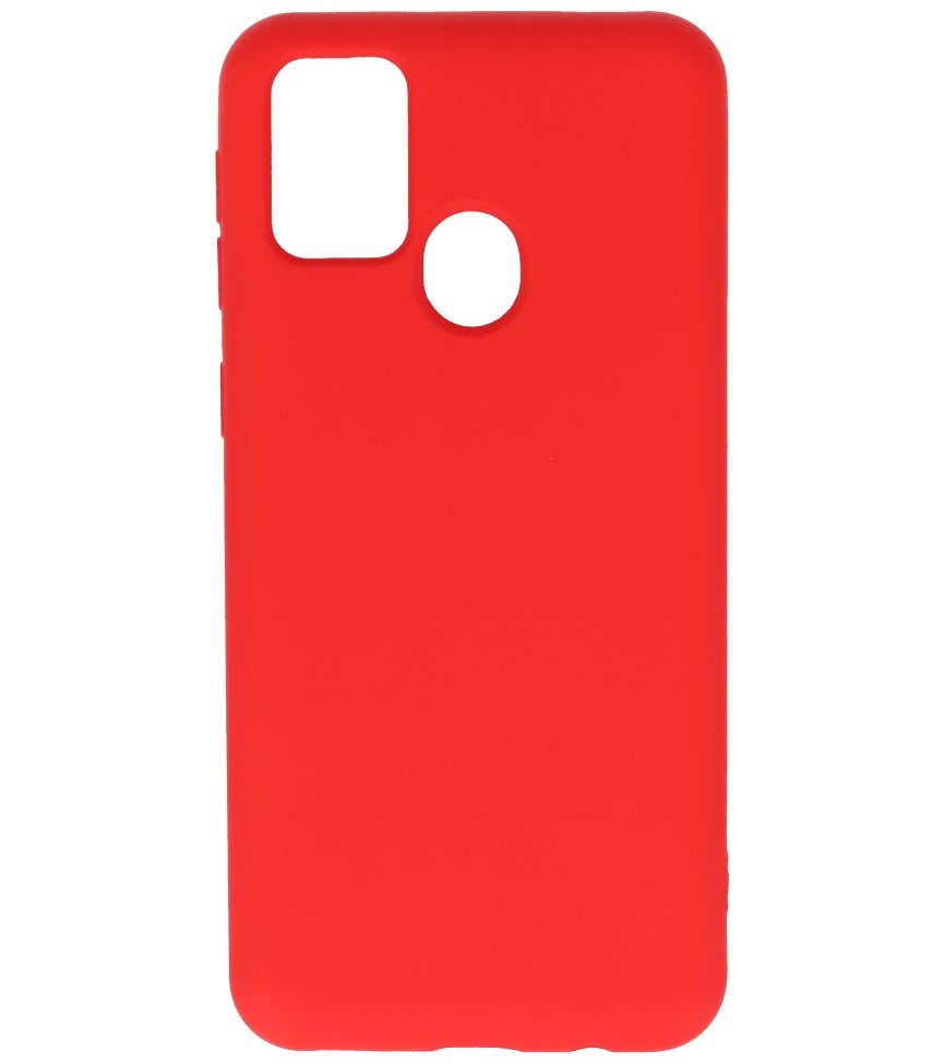 Custodia in TPU colore moda Samsung Galaxy M31 rossa