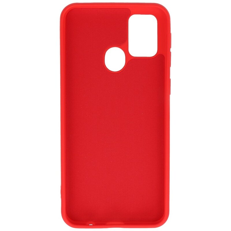 Custodia in TPU colore moda Samsung Galaxy M31 rossa