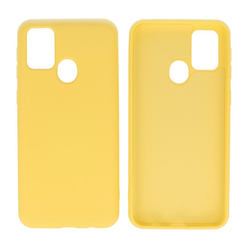 Coque en TPU Fashion Color Samsung Galaxy M31 Jaune