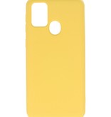 Mode Farve TPU Cover Samsung Galaxy M31 Gul