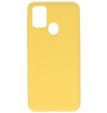 Coque en TPU Fashion Color Samsung Galaxy M31 Jaune
