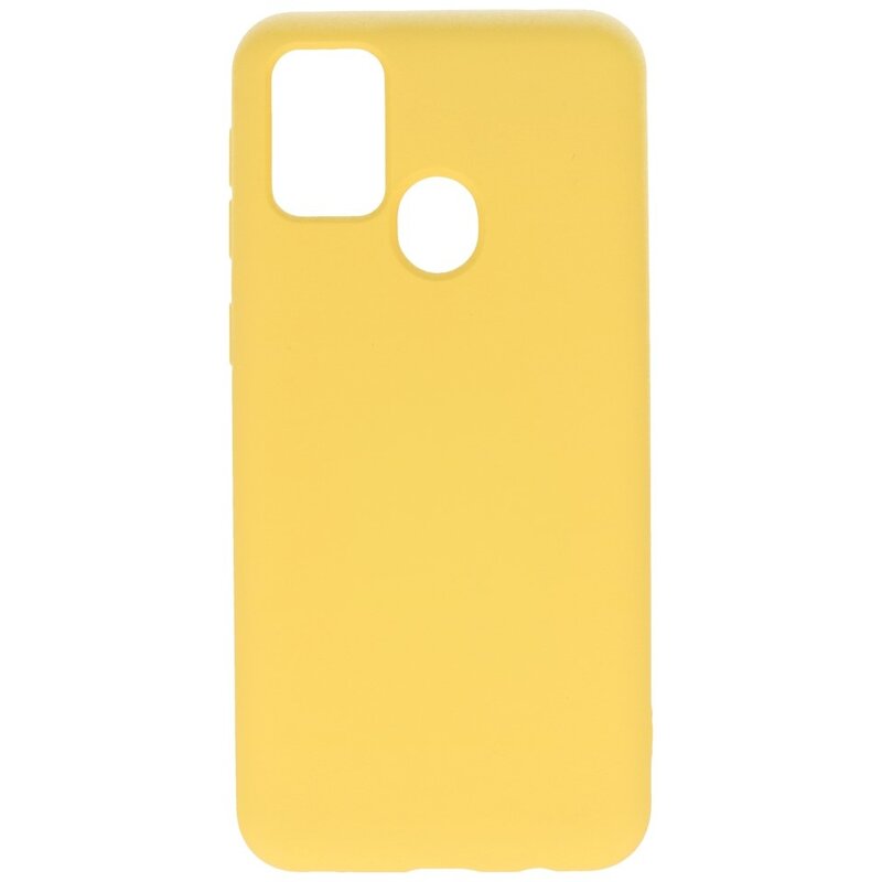 Coque en TPU Fashion Color Samsung Galaxy M31 Jaune