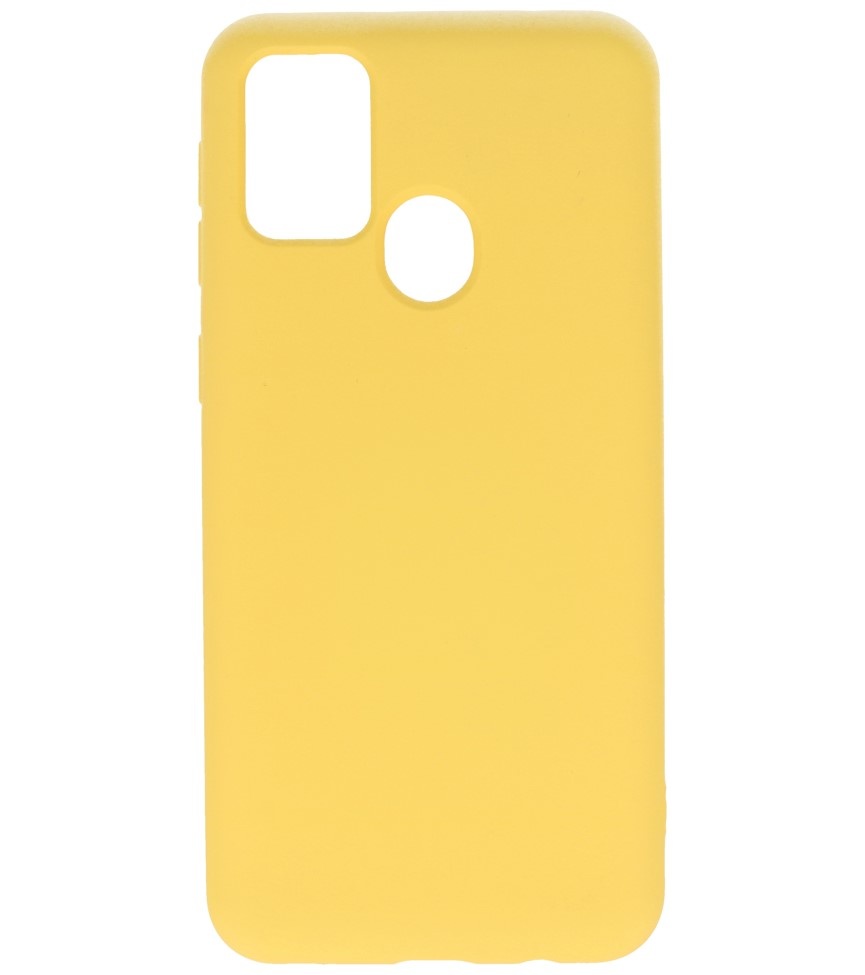 Fashion Color TPU Case Samsung Galaxy M31 Yellow