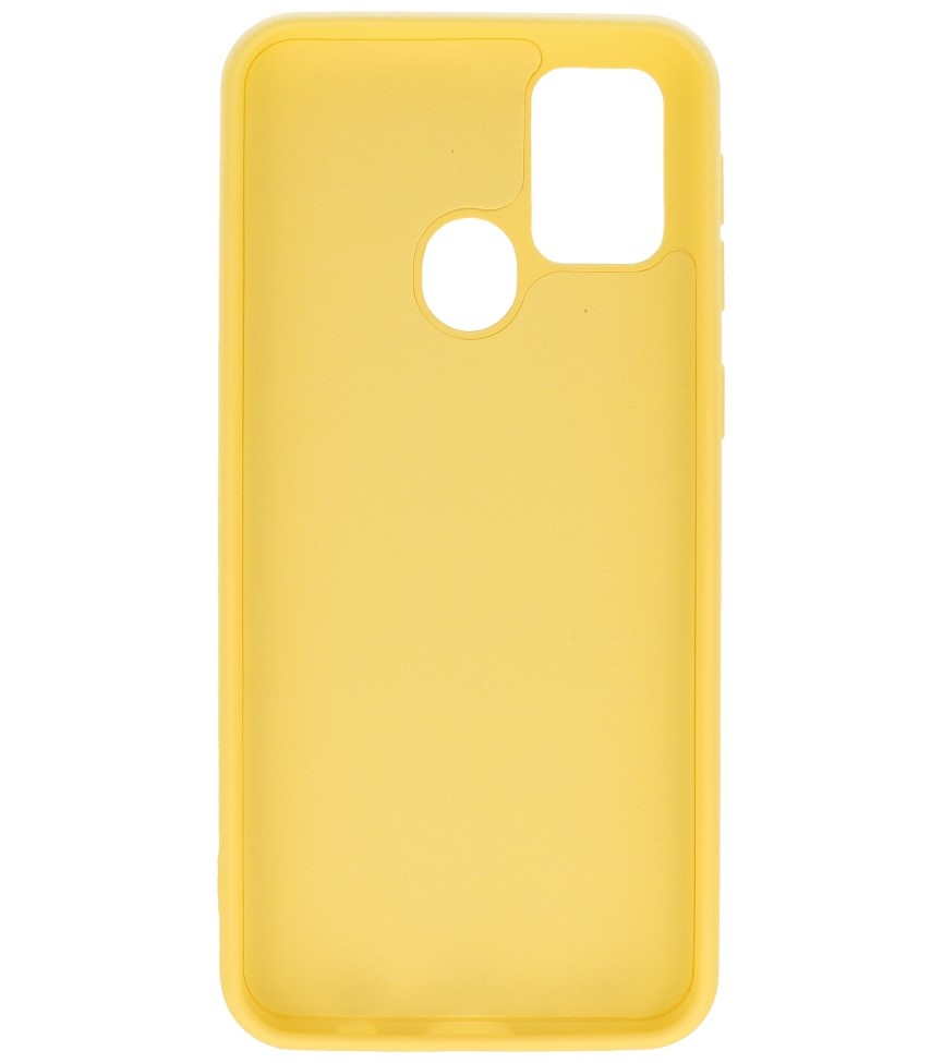 Fashion Color TPU Case Samsung Galaxy M31 Yellow