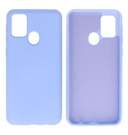 2.0mm Dikke Fashion Color TPU Hoesje Samsung Galaxy M31 Paars