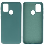 Coque TPU Fashion Color Samsung Galaxy M31 Vert Foncé