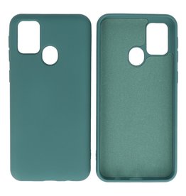 Coque TPU Fashion Color Samsung Galaxy M31 Vert Foncé