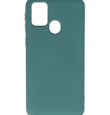 Coque TPU Fashion Color Samsung Galaxy M31 Vert Foncé