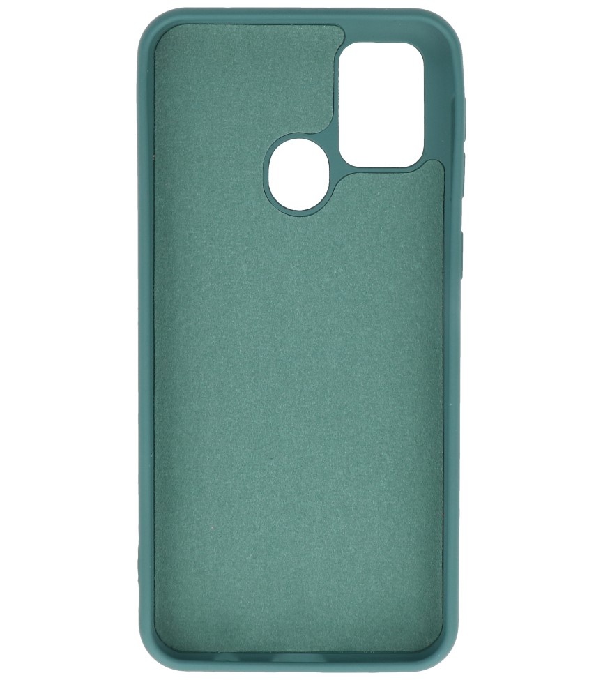 Coque TPU Fashion Color Samsung Galaxy M31 Vert Foncé