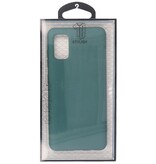 Custodia in TPU colore moda Samsung Galaxy M31 verde scuro