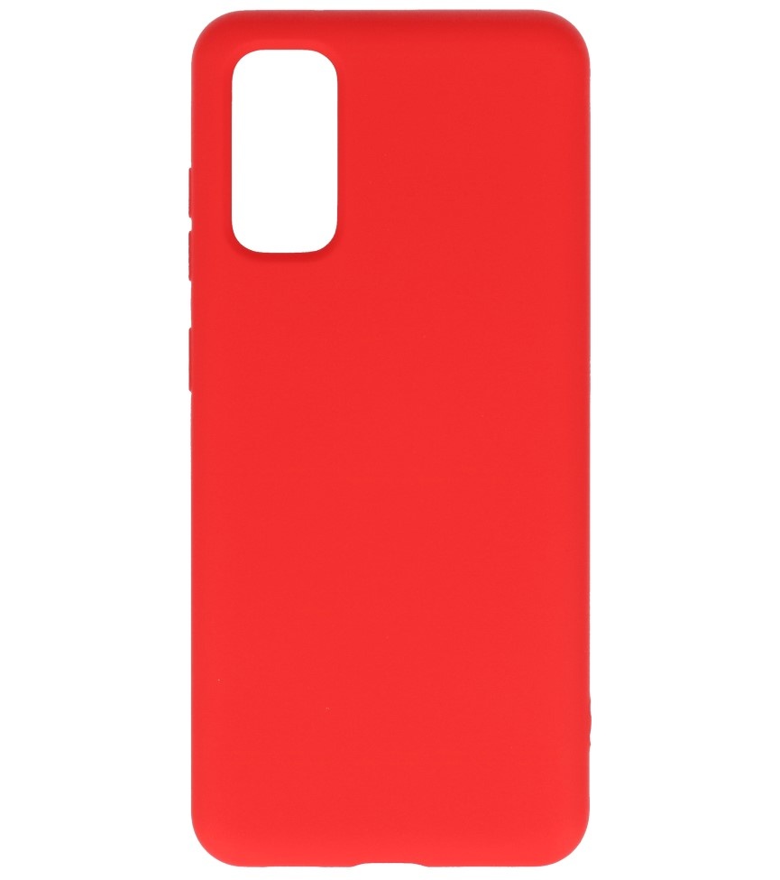Mode Farbe TPU Fall Samsung Galaxy S20 Rot