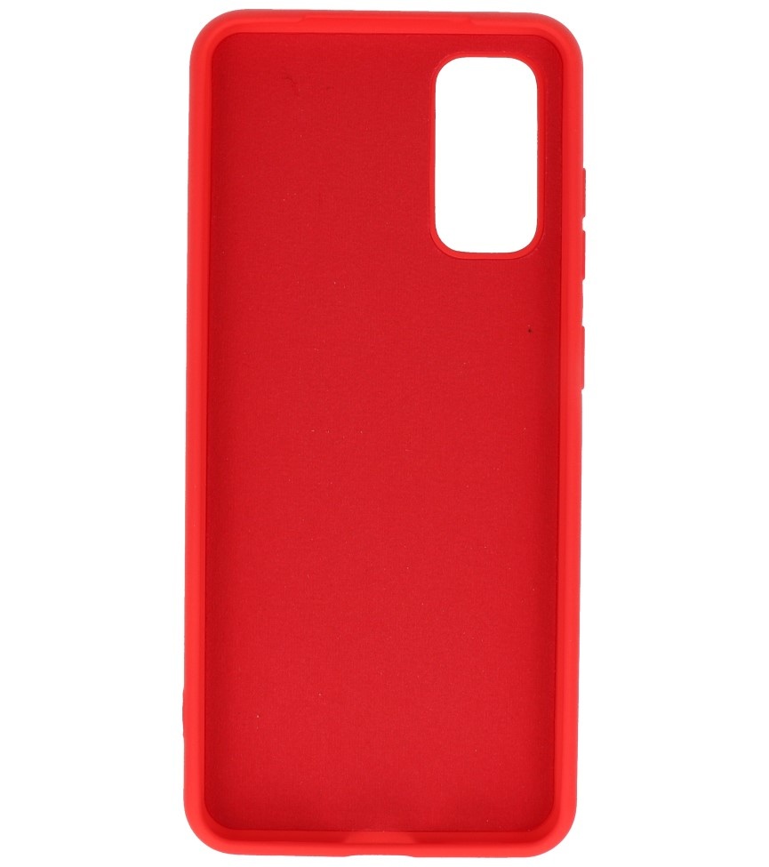 Coque Samsung Galaxy S20 en TPU Fashion Color Rouge