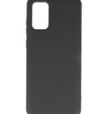 Estuche de TPU en color de moda Samsung Galaxy S20 Plus Negro