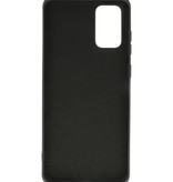 Estuche de TPU en color de moda Samsung Galaxy S20 Plus Negro