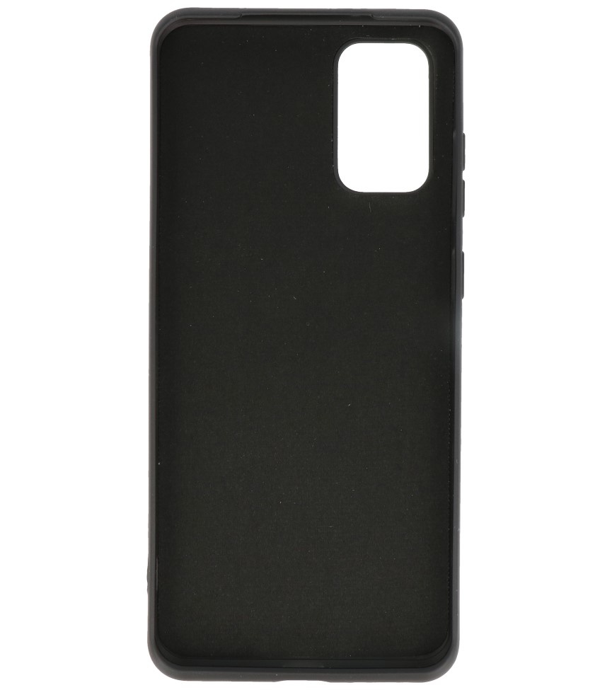 2.0mm Dikke Fashion Color TPU Hoesje Samsung Galaxy S20 Plus Zwart