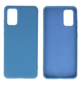 Fashion Color TPU Cover Samsung Galaxy S20 Plus Navy