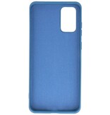 Carcasa de TPU en color de moda para Samsung Galaxy S20 Plus Azul marino